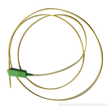 1M 0.9mm SC/APC SM 9/125 Pigtail LSZH Yellow TightBuffered cable